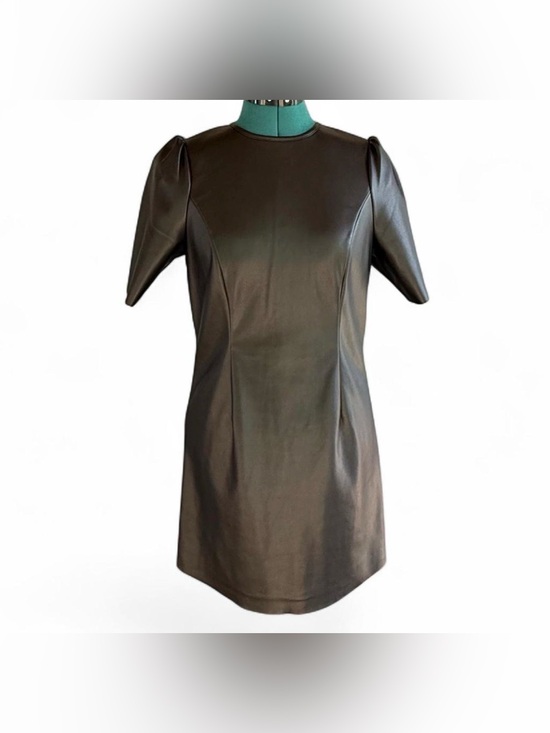 Noisy may Dresses & Skirts - Noisy May Black Faux Leather Mini Dress